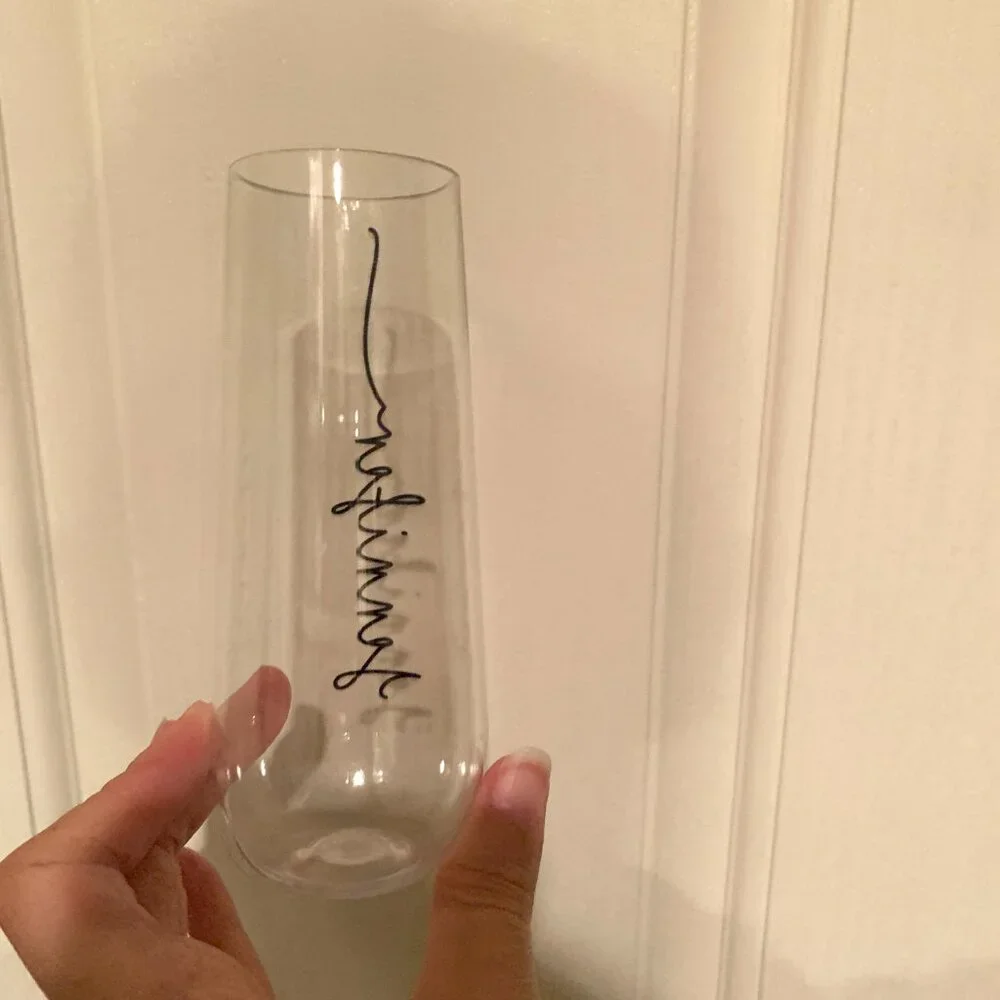 NEW: Custom Champagne Flute for 